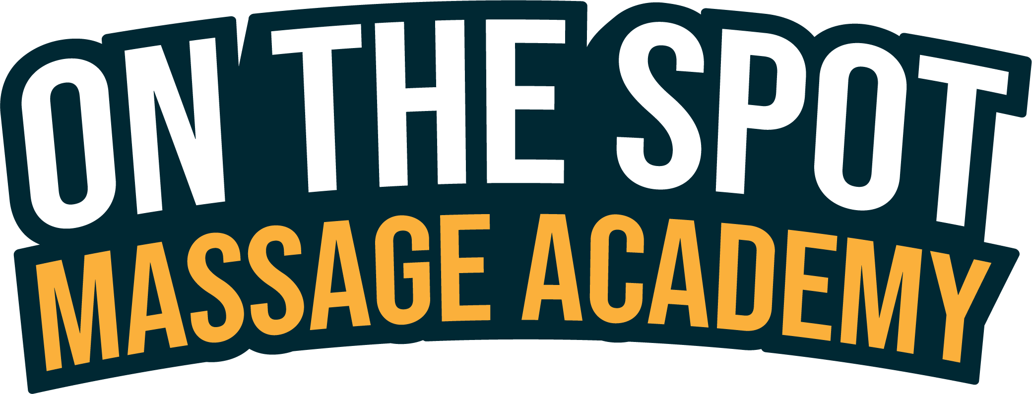On the Spot Massage Academy text logo